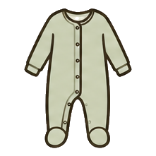 Footed babygrow sleepsuit